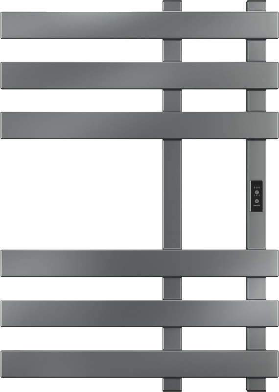 Полотенцесушитель электрический Bauedge Blizzard DB-0113 50х70, темно-серый металлик