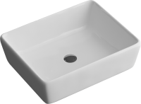 Тумба с раковиной Grossman Вива 70 белый глянец, столешница черная