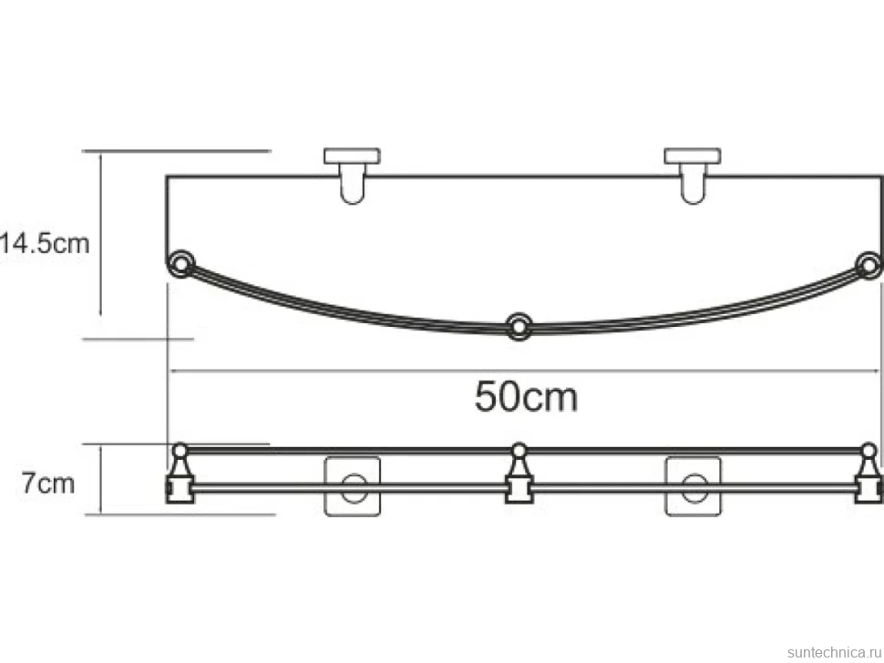Полка Wasserkraft Dill K-3944