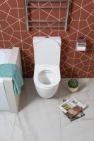 Унитаз-компакт напольный Aquanet Cetus 2.0 C1 rimless