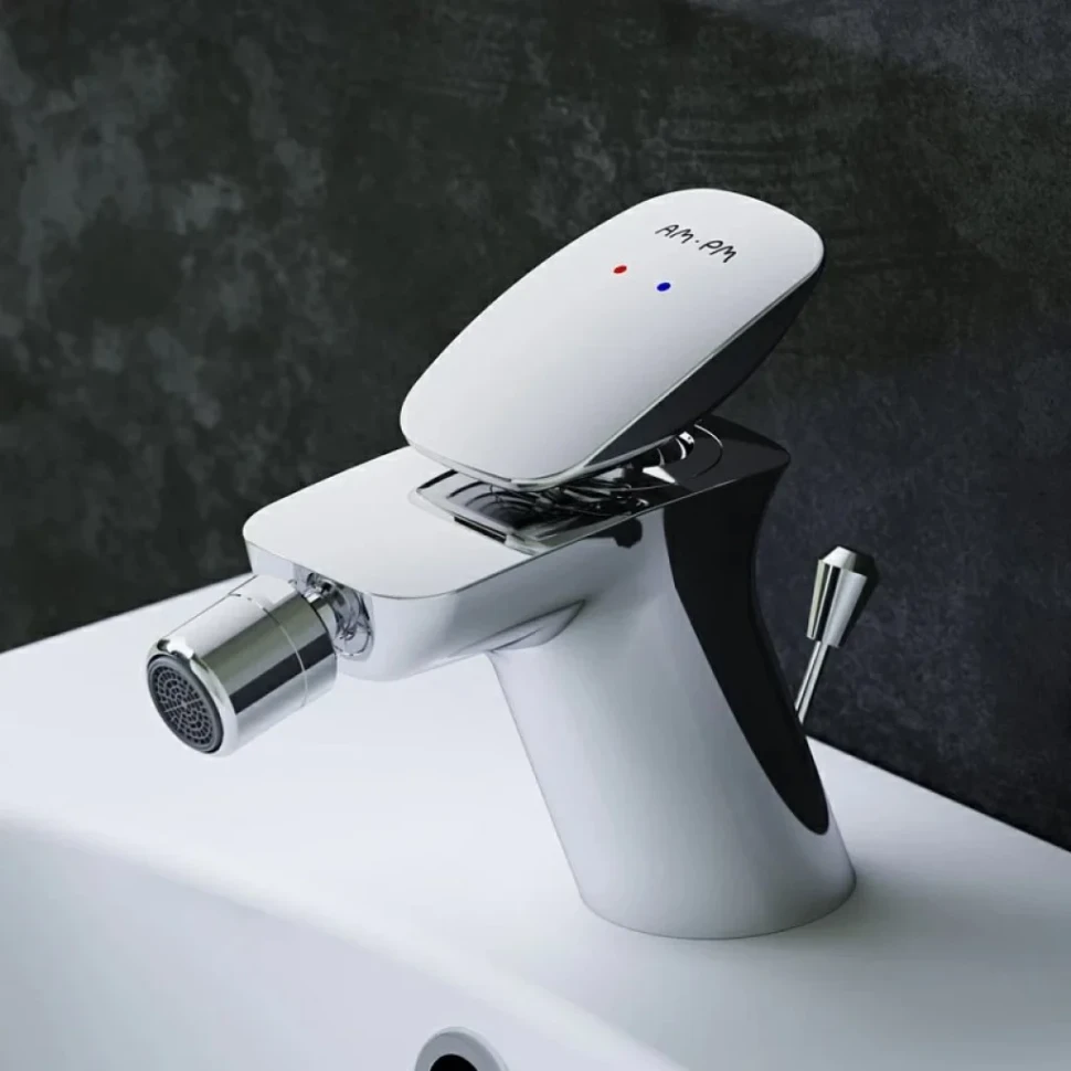 Смеситель для биде AM.PM Spirit V2.0 F70A83100 с донным клапаном
