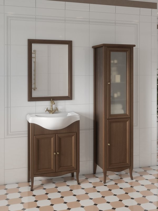 Мебель для ванной комнаты Caprigo Лион 65 орех античный
