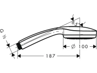 Душевая лейка Hansgrohe Croma 100 Multi 28536000