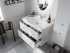 Мебель для ванной STWORKI Вестерос 85 белая, в стиле прованс (гарнитур, комплект)