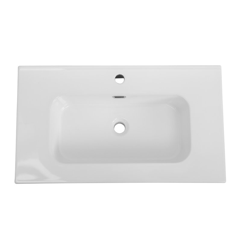 Мебель для ванной комнаты Cezares Duet 80 bianco lucido, раковина Cezares CZR-8095-80