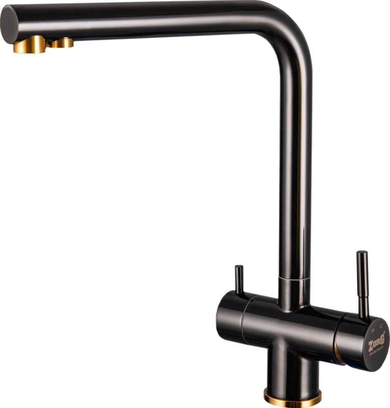 Смеситель для кухни Zorg Inox SZR-2020 BR/GRAFIT