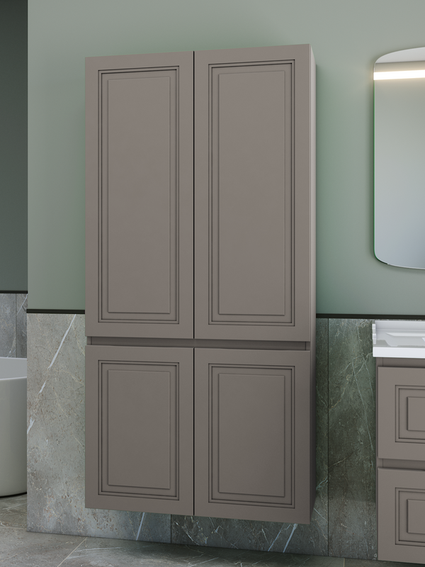 Шкаф-пенал для ванной Caprigo Wales 80 айрон