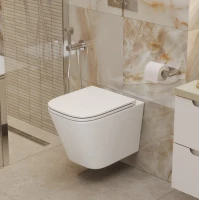 Унитаз подвесной BelBagno Ardente-R BB520CH-TOR безободковый, крышка BB2322SC с микролифтом