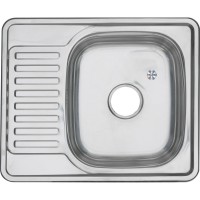 Мойка кухонная Melana 5848 U 0,6/160 серебристая