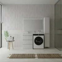 Мебель для ванной комнаты Style Line Даллас 110 Люкс Plus L напольная, белая, 3 ящика