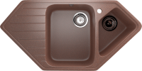 Мойка кухонная Ulgran U-409 307 терракот + дозатор U-02 терракот Мойка кухонная Ulgran U-409 307 терракот + дозатор U-02 терракот