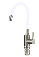 Смеситель для кухни Fmark FS26729-02 с гибким изливом, сатин