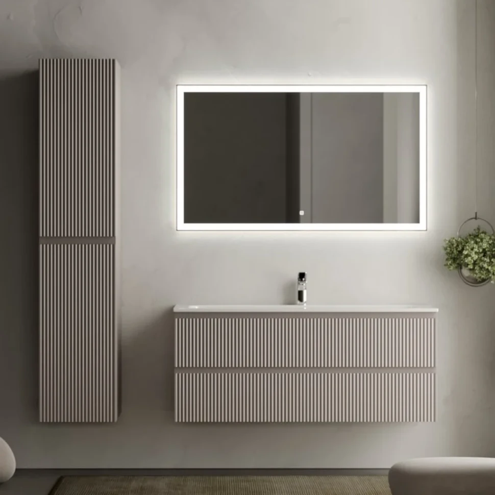 Мебель для ванной комнаты Sancos Snob R 120 см, doha soft, раковина CN7017