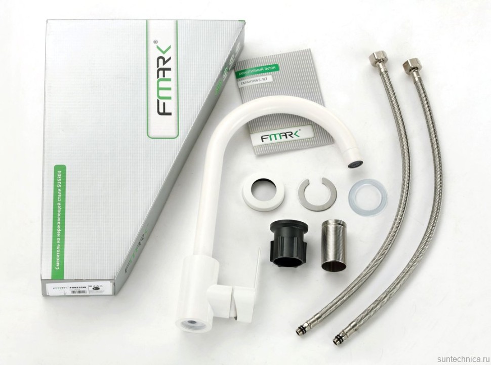 Смеситель для кухни Fmark FS8232W белый