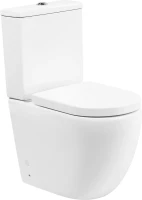 Унитаз-компакт напольный BelBagno Amanda BB051CPR безободковый, крышка BB105SC с микролифтом, бачок BB051T