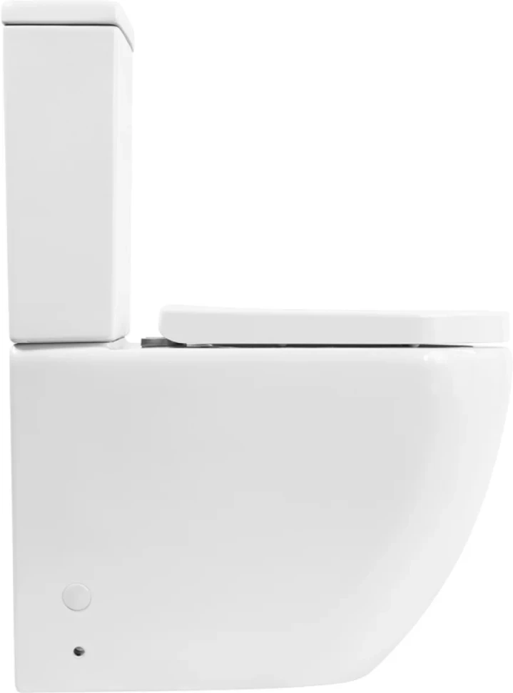 Унитаз-компакт напольный BelBagno Amanda BB051CPR безободковый, крышка BB105SC с микролифтом, бачок BB051T