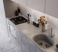 Мойка кухонная Emar Quartz EMQ-1570.C Алмаз