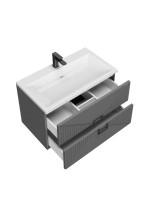 Тумба под раковину без столешницы Grossman Луксор 70 матовый графит