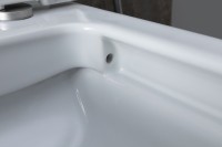 Унитаз-компакт напольный Allen Brau Infinity 4.21012.20 безободковый, с микролифтом, белый глянец