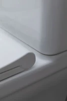 Унитаз-компакт напольный Allen Brau Infinity 4.21012.20 безободковый, с микролифтом, белый глянец