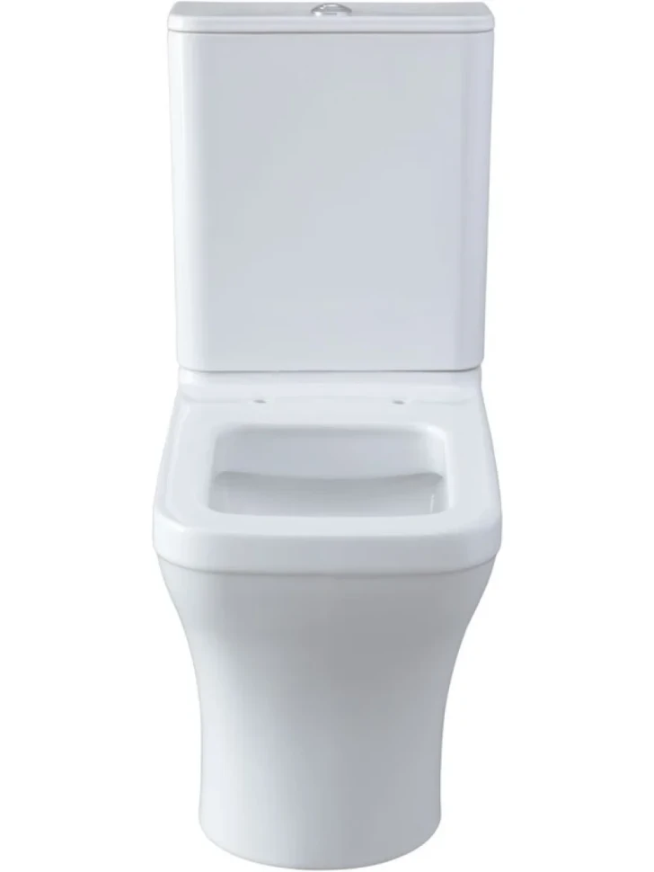 Унитаз-компакт напольный Allen Brau Infinity 4.21012.20 безободковый, с микролифтом, белый глянец