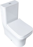 Унитаз-компакт напольный Allen Brau Infinity 4.21012.20 безободковый, с микролифтом, белый глянец