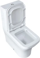 Унитаз-компакт напольный Allen Brau Infinity 4.21012.20 безободковый, с микролифтом, белый глянец