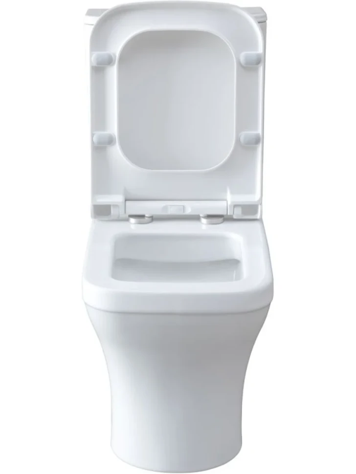 Унитаз-компакт напольный Allen Brau Infinity 4.21012.20 безободковый, с микролифтом, белый глянец