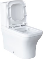 Унитаз-компакт напольный Allen Brau Infinity 4.21012.20 безободковый, с микролифтом, белый глянец