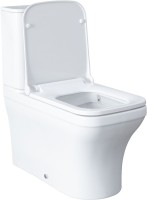 Унитаз-компакт напольный Allen Brau Infinity 4.21012.20 безободковый, с микролифтом, белый глянец