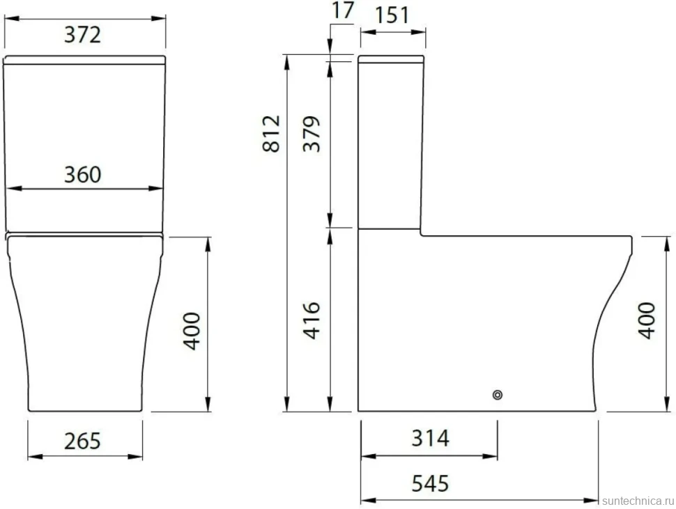Унитаз-компакт напольный Allen Brau Infinity 4.21012.20 безободковый, с микролифтом, белый глянец