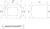 Унитаз-компакт напольный Allen Brau Infinity 4.21012.20 безободковый, с микролифтом, белый глянец