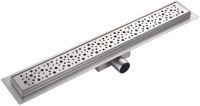 Душевой трап (лоток) Haiba HB92500 50 см, с решеткой и опорами, сатин