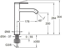 Смеситель для раковины Jacob Delafon Grands Boulevards E77959-4AND-CP