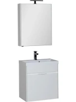 Зеркало-шкаф Aquanet Латина 60 белое