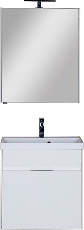 Зеркало-шкаф Aquanet Латина 60 белое