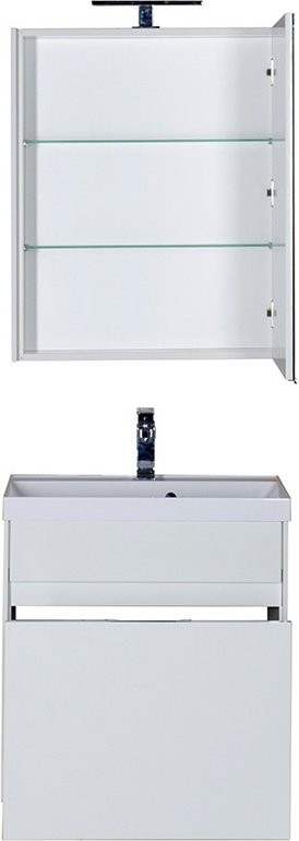 Зеркало-шкаф Aquanet Латина 60 белое