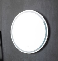 Зеркало круглое Aquanet Арт D 700 LED RGB с подсветкой, белое