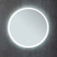 Зеркало круглое Aquanet Арт D 700 LED RGB с подсветкой, белое