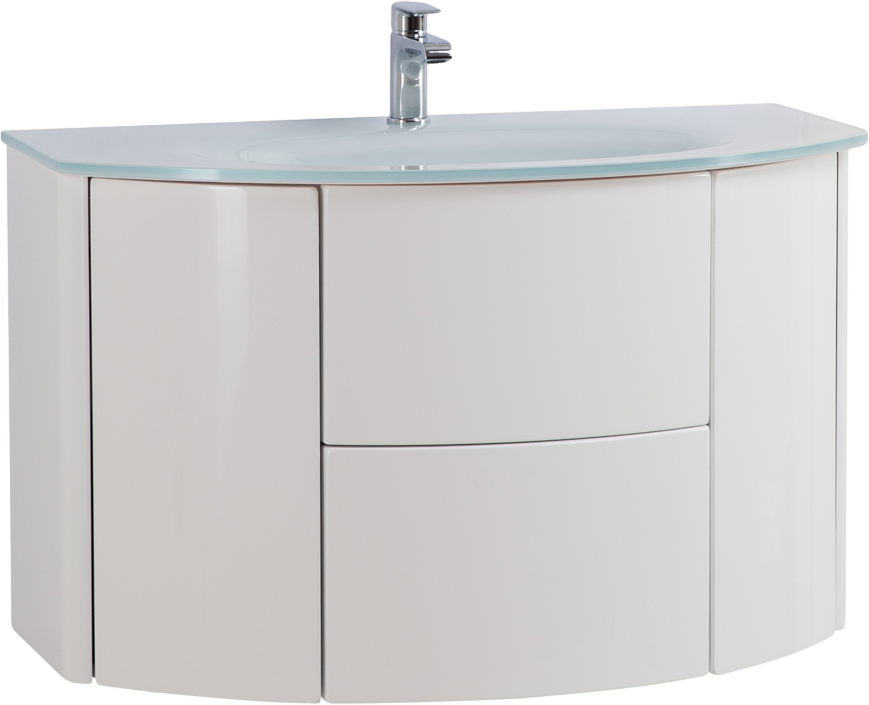 Мебель для ванной комнаты Cezares Eden 91 bianco lucido, раковина 82399
