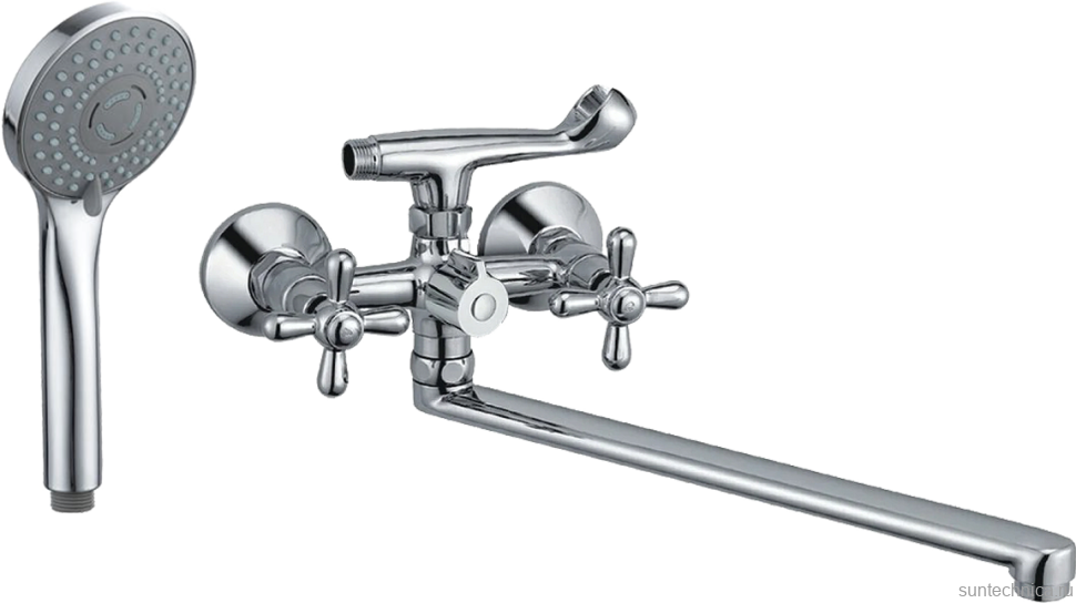 Смеситель с длинным изливом для ванны Haiba HB25 HB2225