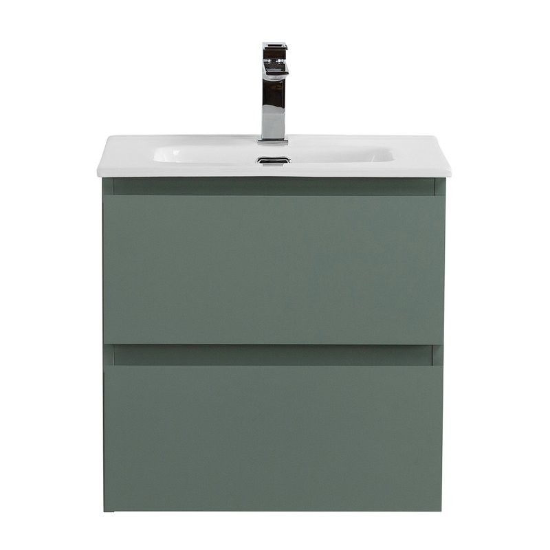 Тумба с раковиной BelBagno Kraft 39 50 подвесная, матовая еловая, раковина bb500/390etl