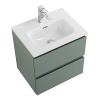 Тумба с раковиной BelBagno Kraft 39 50 подвесная, матовая еловая, раковина bb500/390etl