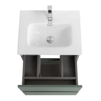 Тумба с раковиной BelBagno Kraft 39 50 подвесная, матовая еловая, раковина bb500/390etl