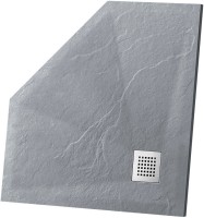 Поддон для душа Vincea VST-4SP1010G серый, с сифоном