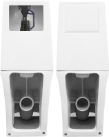 Унитаз-компакт напольный Sanita luxe Infinity MON Comfort с микролифтом, белый