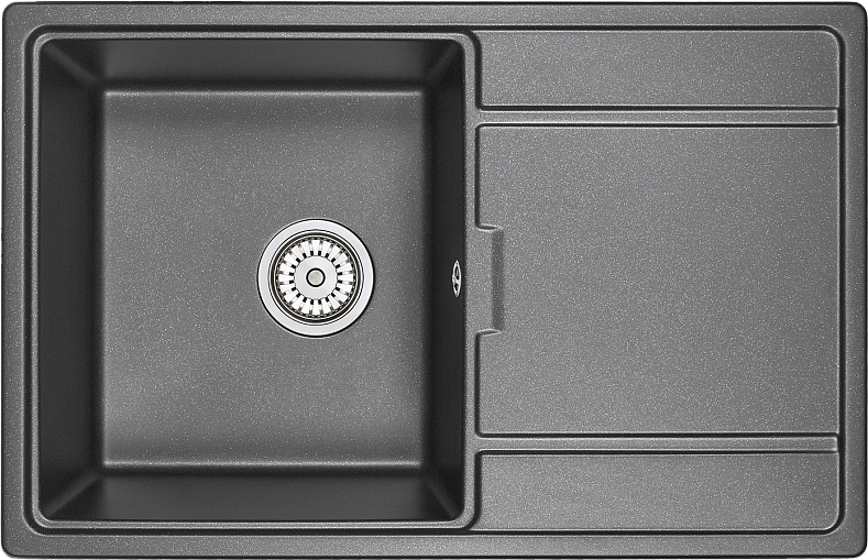 Мойка кухонная Granula 7804, черный