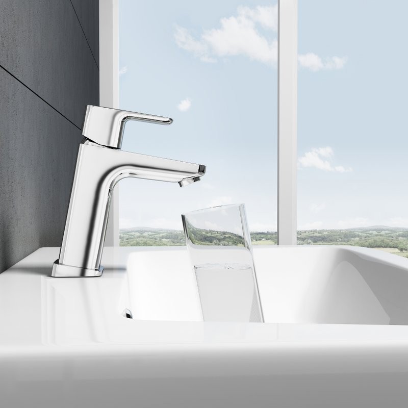 Смеситель для раковины Ravak 10° Free X070128 нержавеющая сталь