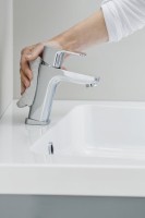 Смеситель для раковины Ravak 10° Free X070128 нержавеющая сталь Смеситель для раковины Ravak 10° Free X070128 нержавеющая сталь