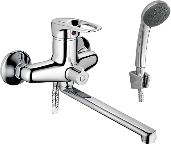 Смеситель с длинным изливом для ванны Frap H28 F2228